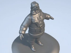 Santa Claus Rigged 3D Model