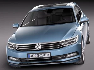 Volkswagen Passat Variant 2015 3D Model