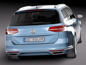 Volkswagen Passat Variant 2015 3D Model