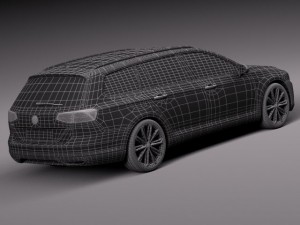 Volkswagen Passat Variant 2015 3D 模型