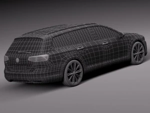 Volkswagen Passat Variant 2015 3D Model