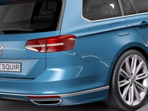 Volkswagen Passat Variant R-line 2015 3D 모델