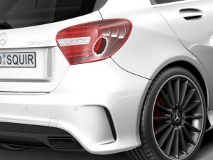 Mercedes-Benz A45 AMG 2014 3D Model