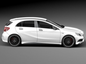 Mercedes-Benz A45 AMG 2014 3D Model