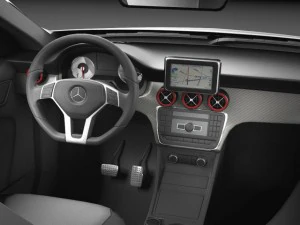 Mercedes-Benz A45 AMG 2014 3D Model