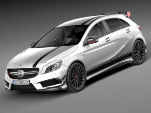 Mercedes-Benz A45 AMG Edition 1 2014 3D Model
