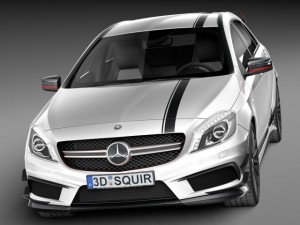 Mercedes-Benz A45 AMG Edition 1 2014 Model 3D