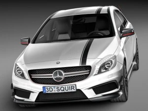 Mercedes-Benz A45 AMG Edition 1 2014 3D Model