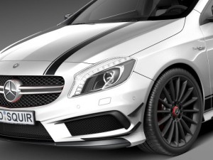 Mercedes-Benz A45 AMG Edition 1 2014 Model 3D