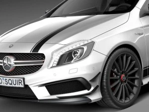 Mercedes-Benz A45 AMG Edition 1 2014 3D Model