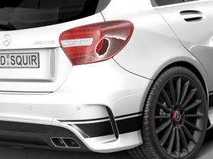 Mercedes-Benz A45 AMG Edition 1 2014 Model 3D