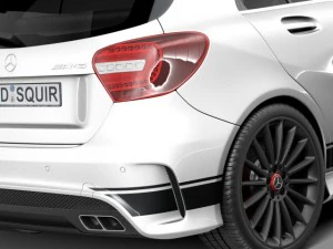 Mercedes-Benz A45 AMG Edition 1 2014 3D Model
