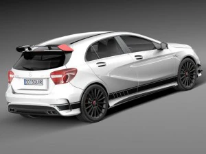 Mercedes-Benz A45 AMG Edition 1 2014 3D Model