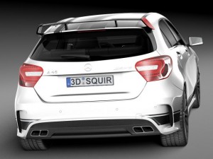 Mercedes-Benz A45 AMG Edition 1 2014 Model 3D