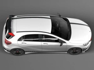 Mercedes-Benz A45 AMG Edition 1 2014 3D Model