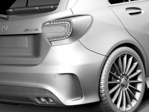 Mercedes-Benz A45 AMG Edition 1 2014 3D Model