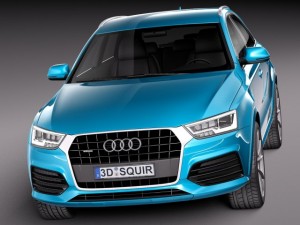 Audi Q3 2015 Modelo 3D