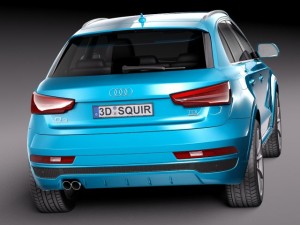 Audi Q3 2015 Modelo 3D