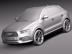 Audi Q3 2015 Modelo 3D