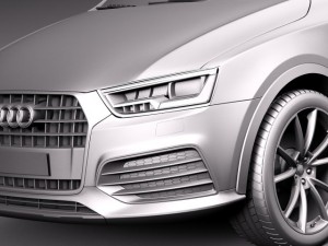 Audi Q3 2015 Modelo 3D
