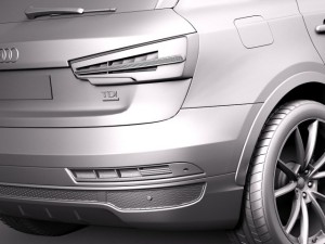 Audi Q3 2015 Modelo 3D