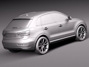 Audi Q3 2015 Modelo 3D