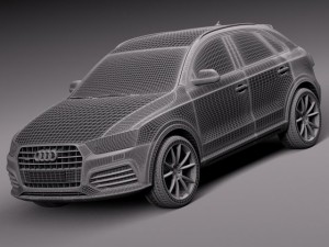 Audi Q3 2015 Modelo 3D