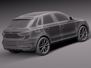 Audi Q3 2015 Modelo 3D