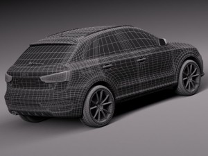 Audi Q3 2015 Modelo 3D