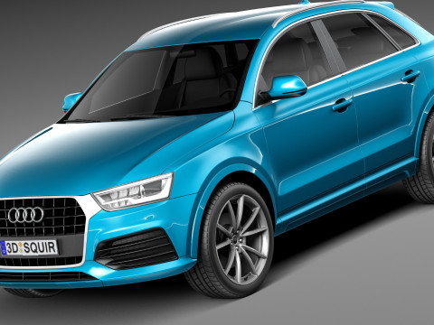 Audi Q3 2015 3D Model