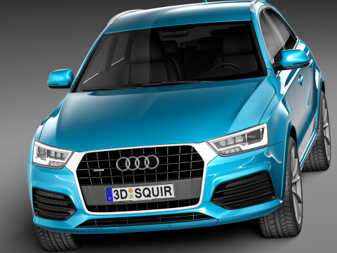 Audi Q3 2015 Modello 3D