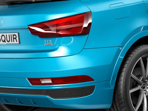 Audi Q3 2015 3D Model
