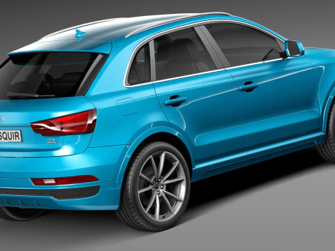 Audi Q3 2015 3D Model