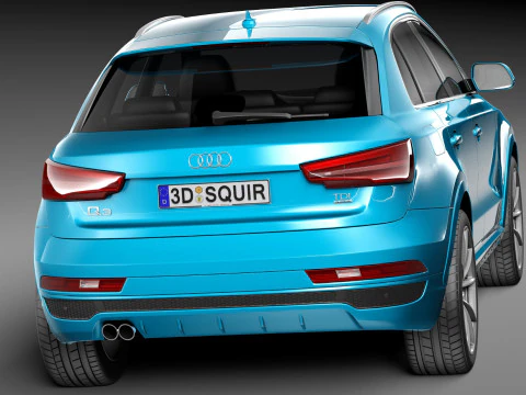Audi Q3 2015 3D Model