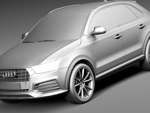 Audi Q3 2015 Modello 3D