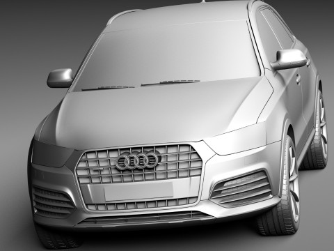 Audi Q3 2015 Modello 3D