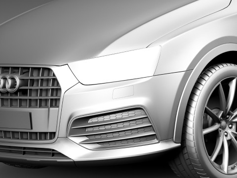 Audi Q3 2015 Modello 3D