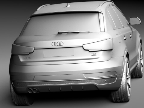 Audi Q3 2015 Modello 3D