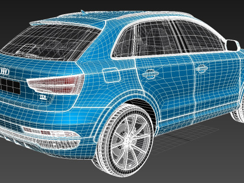 Audi Q3 2015 Modello 3D