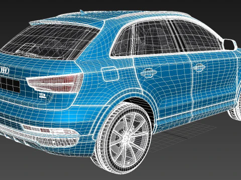 Audi Q3 2015 3D Model