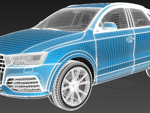 Audi Q3 2015 Modello 3D