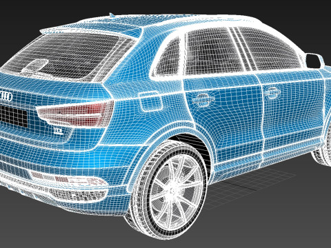 Audi Q3 2015 Modello 3D