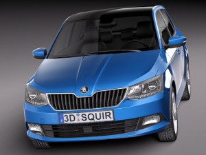 Skoda Fabia 2015 3D-Modell