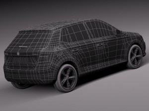 Skoda Fabia 2015 3D-Modell