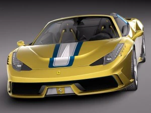 Ferrari 458 Speciale A 2015 3D Model