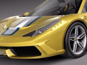 Ferrari 458 Speciale A 2015 3D Model