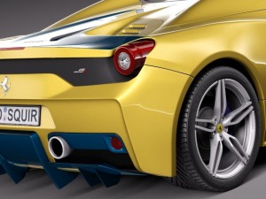 Ferrari 458 Speciale A 2015 3D Model