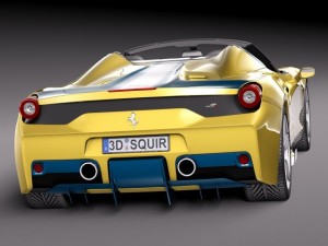 Ferrari 458 Speciale A 2015 3D Model