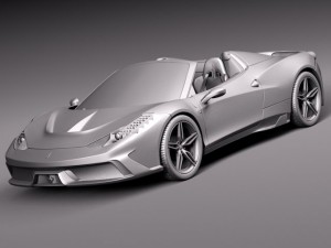 Ferrari 458 Speciale A 2015 3D Model
