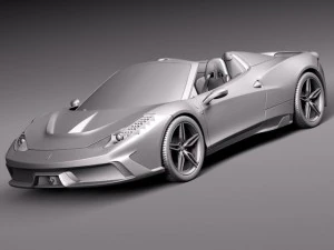 Ferrari 458 Speciale A 2015 3D Model